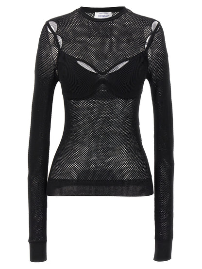 'Net Arrow Bralette' top Tops