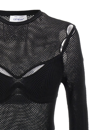 'Net Arrow Bralette' top Tops