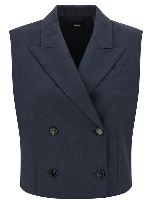 Double-breasted vest Gilet
