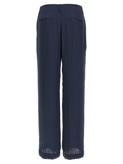 Silk effect trousers Pants