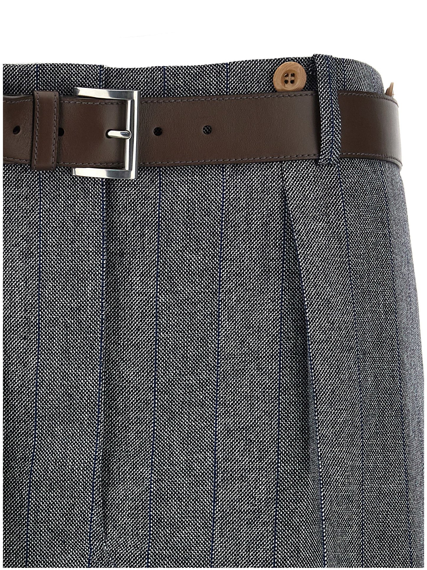 Striped wool skirt Skirts