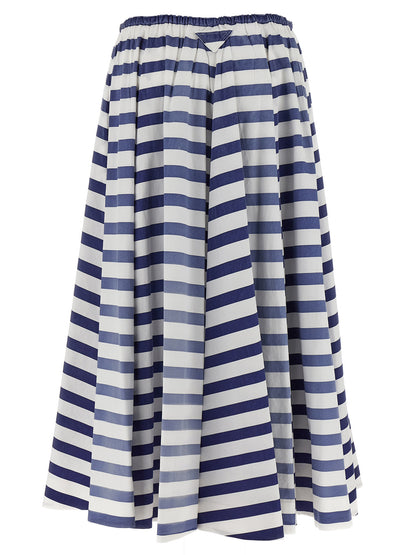 Retro striped skirt Skirts