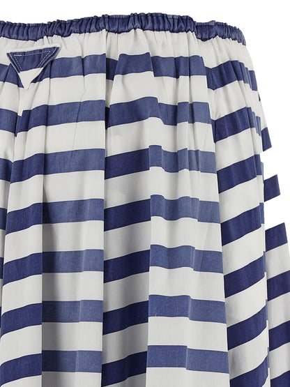 Retro striped skirt Skirts