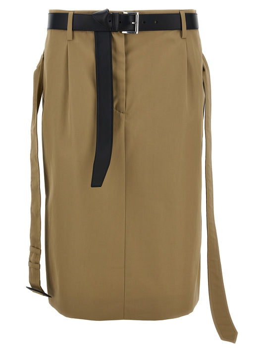 Twill skirt Skirts