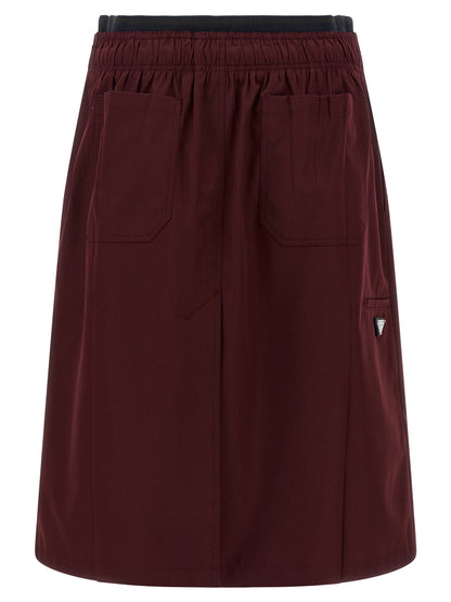 Double layer elastic skirt Skirts