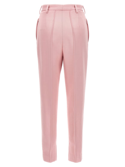 Gabardine nattè trousers Pants