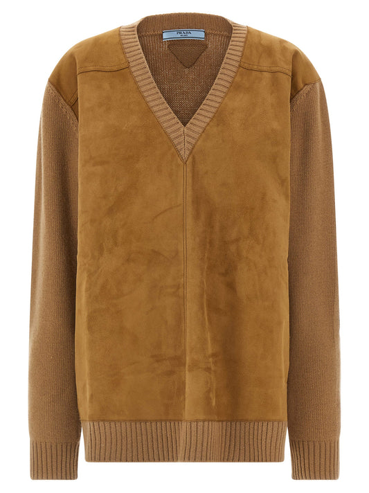 Suede sweater Sweater, cardigans