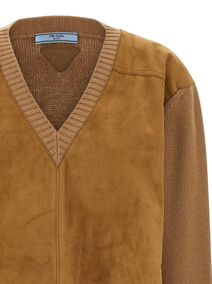 Suede sweater Sweater, cardigans