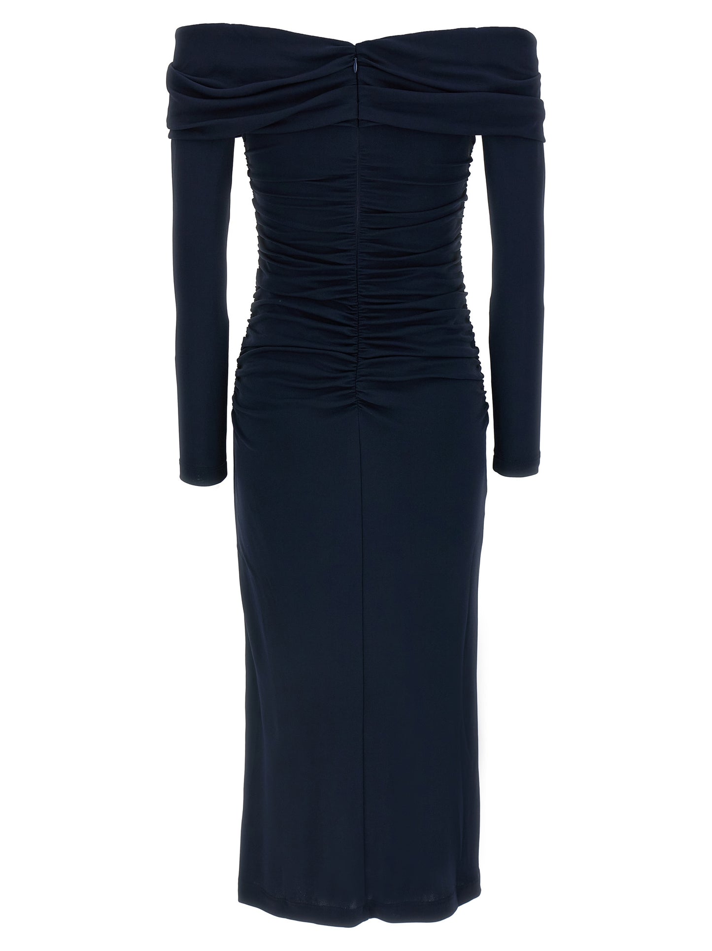 'Off-Shoulder 3/4 SLV Ruched Midi' dress Dresses