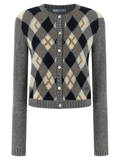 Argyle Hinge Sweater, cardigans