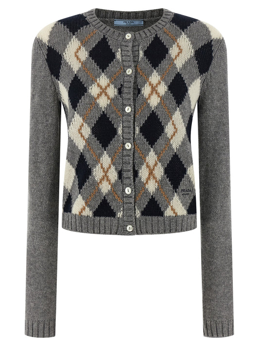 Argyle Hinge Sweater, cardigans