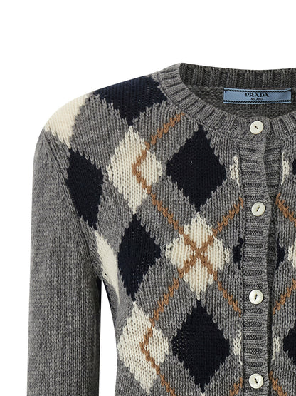 Argyle Hinge Sweater, cardigans