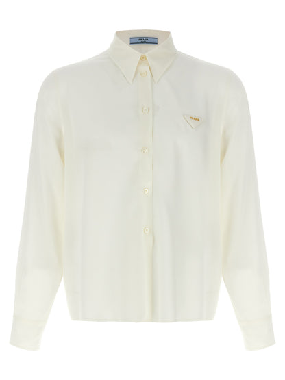 Silk logo shirt Shirt, blouse