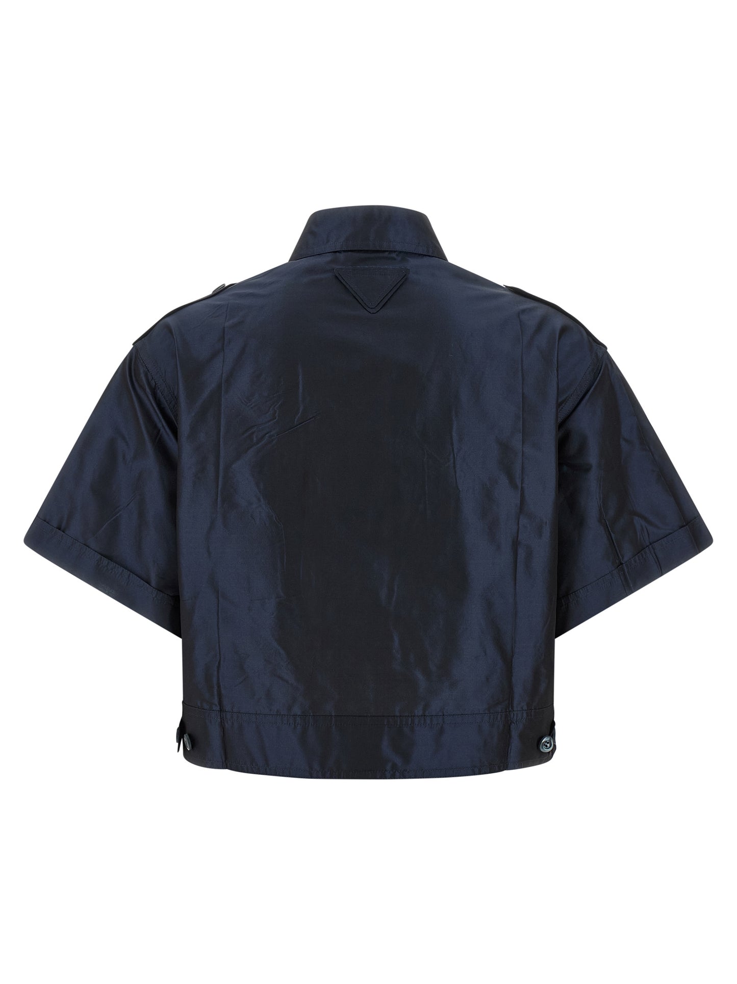 Cropped taffeta shirt Shirt, blouse