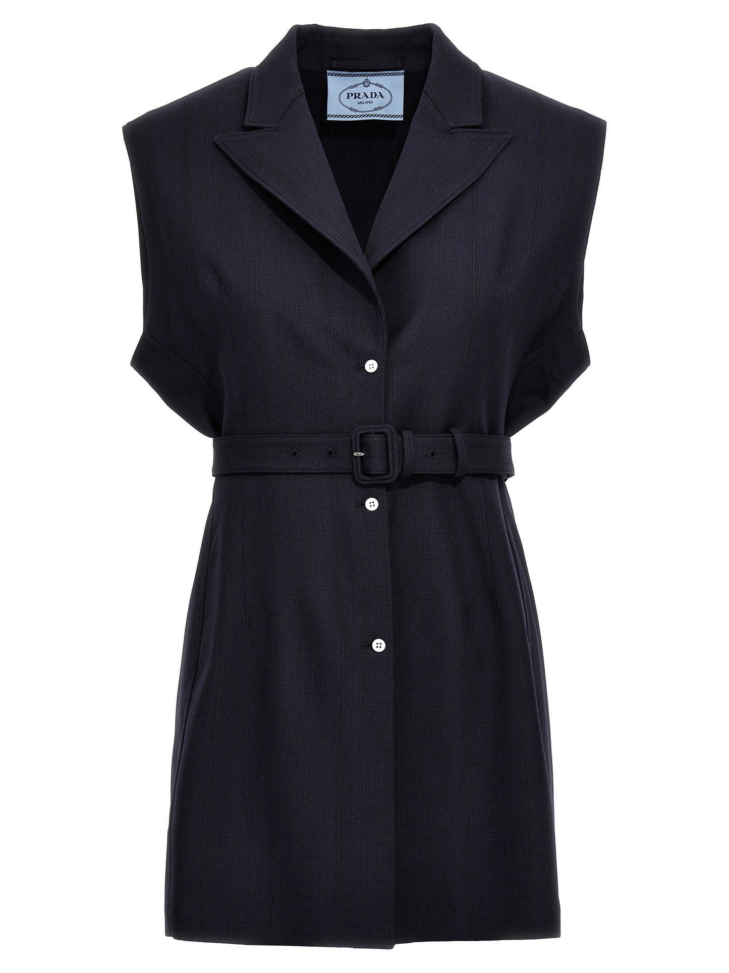 Belt wool vest Gilet