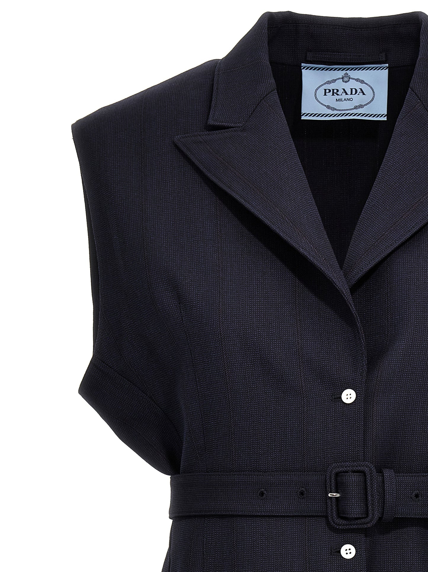 Belt wool vest Gilet