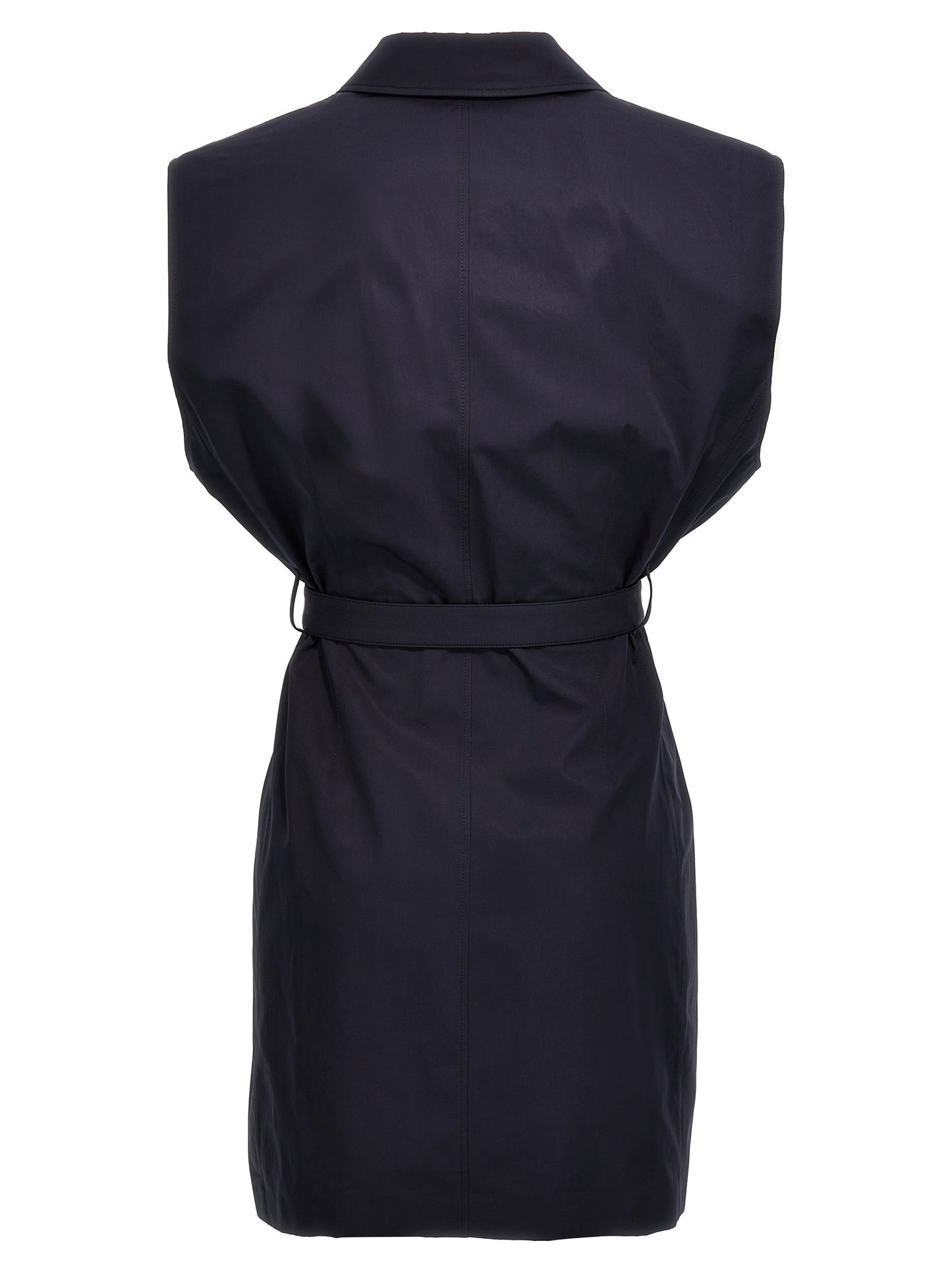 Belt poplin vest Gilet