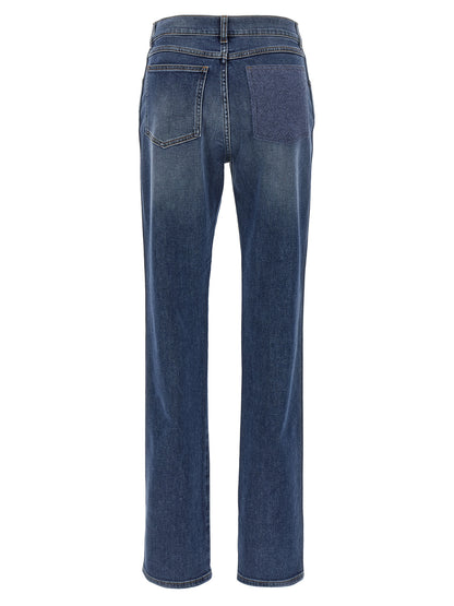 Knitted pocket jeans Jeans