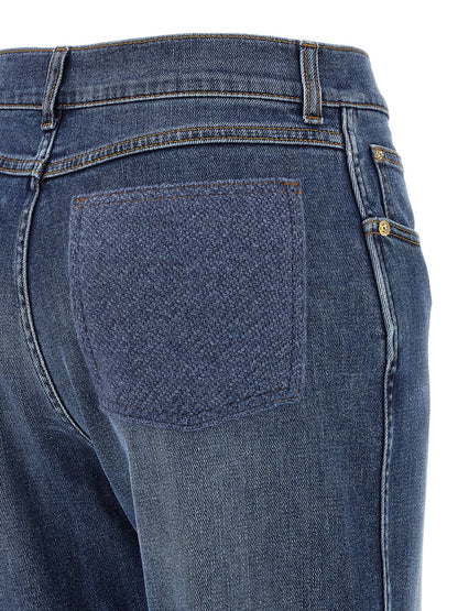 Knitted pocket jeans Jeans