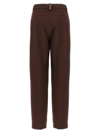 Jewel detail pants Pants
