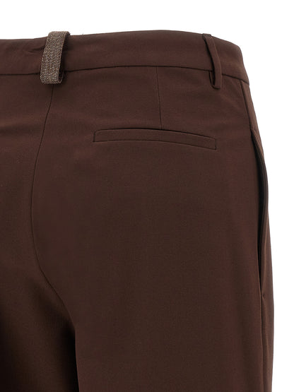 Jewel detail pants Pants