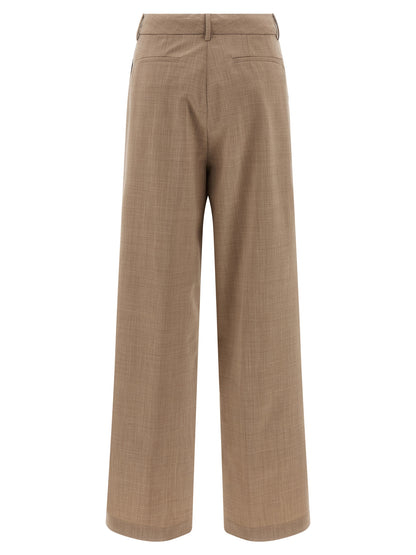 Mélange wool pants Pants