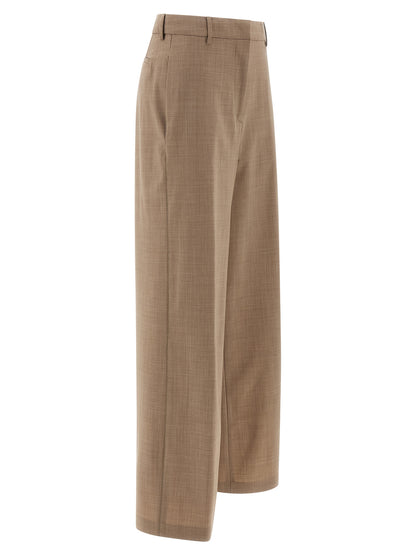 Mélange wool pants Pants