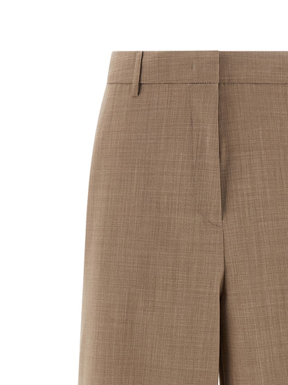 Mélange wool pants Pants