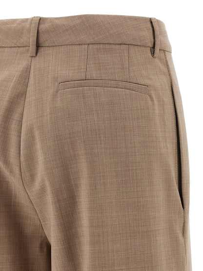Mélange wool pants Pants