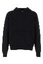 Palm Angels Curved logo regular knit hoodie