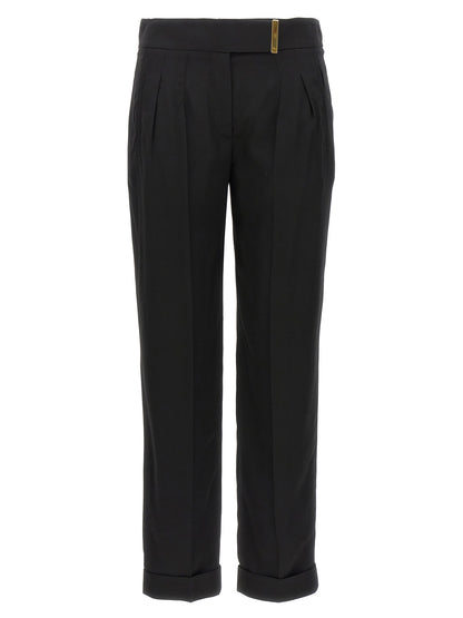 Metal bar detail trousers Pants