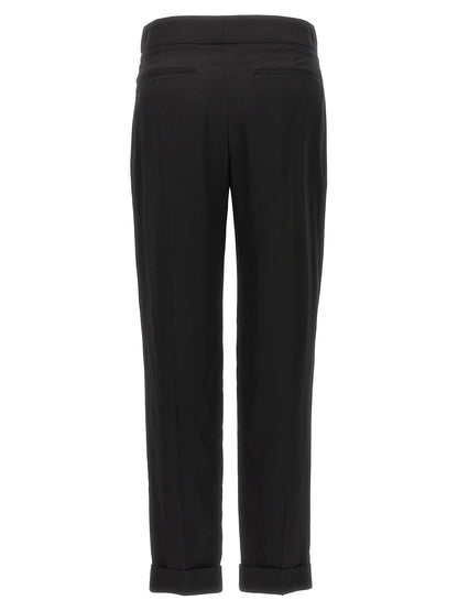 Metal bar detail trousers Pants