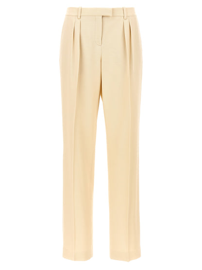 Pants with front pleats Pants
