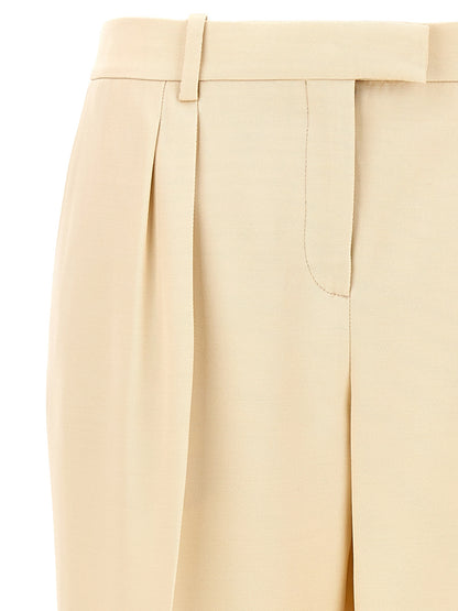 Pants with front pleats Pants