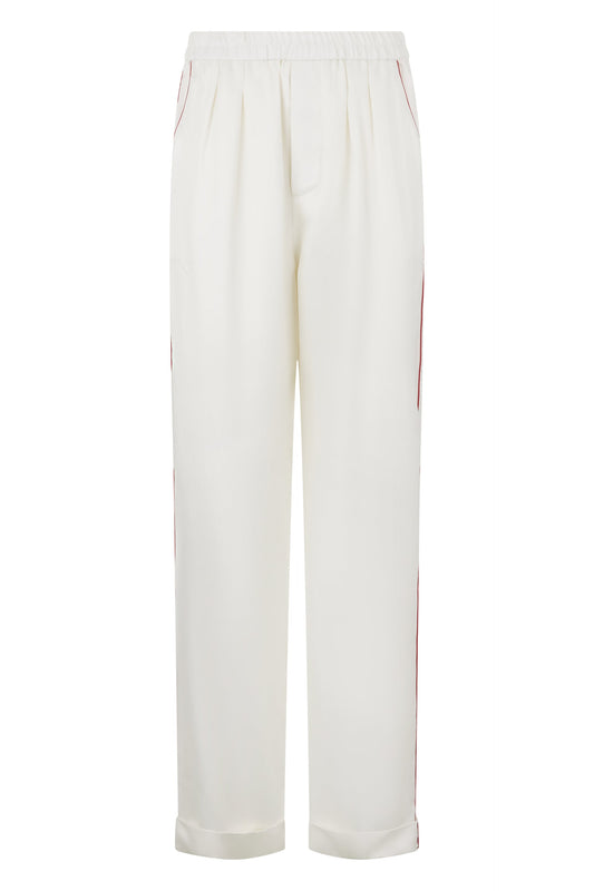 Tom Ford Silk twill pj pants with piping
