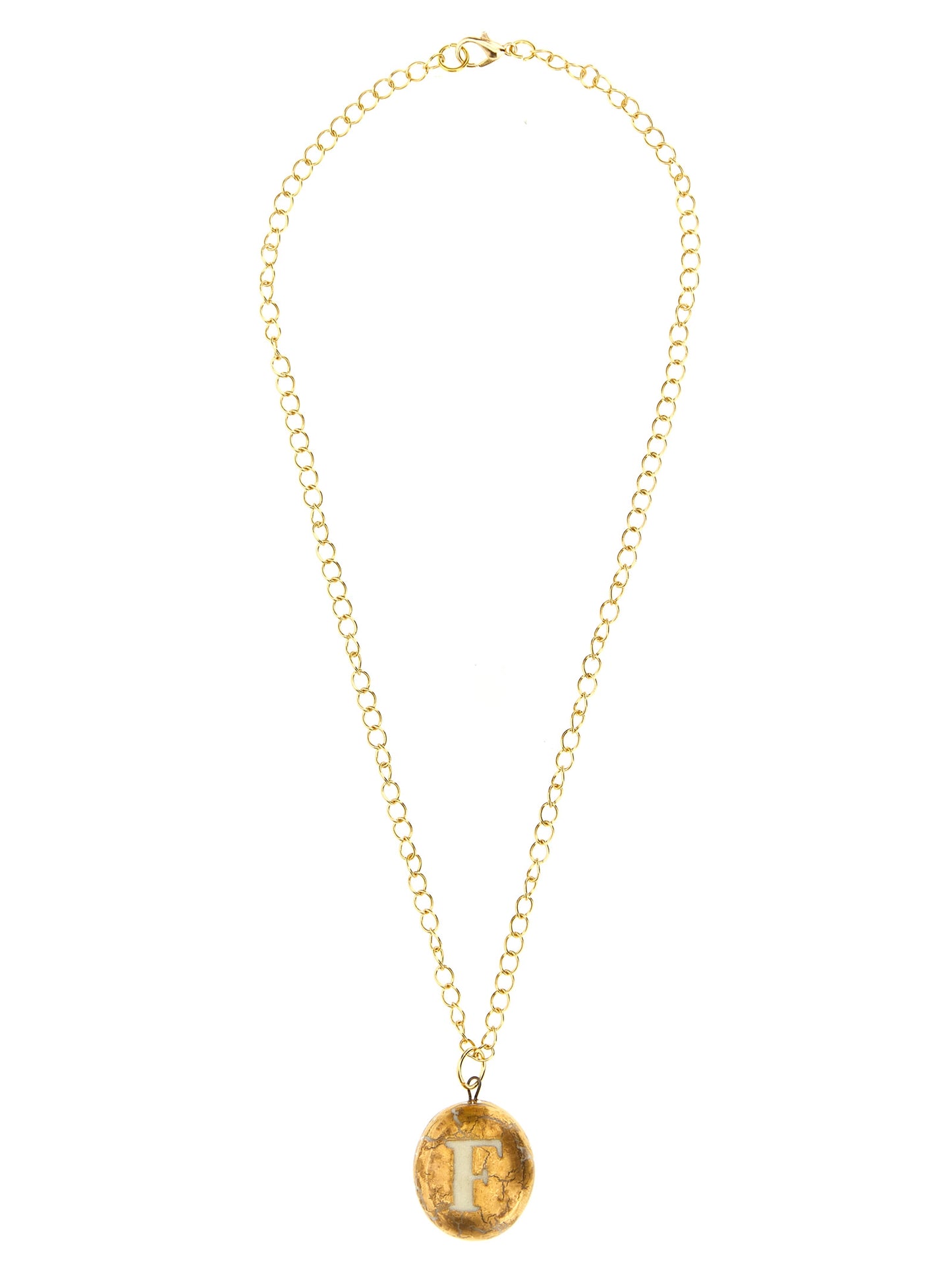 'F' necklace Necklaces