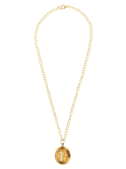 'F' necklace Necklaces