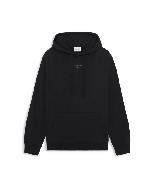 Drôle de Monsieur Hoodie slogan in cotton