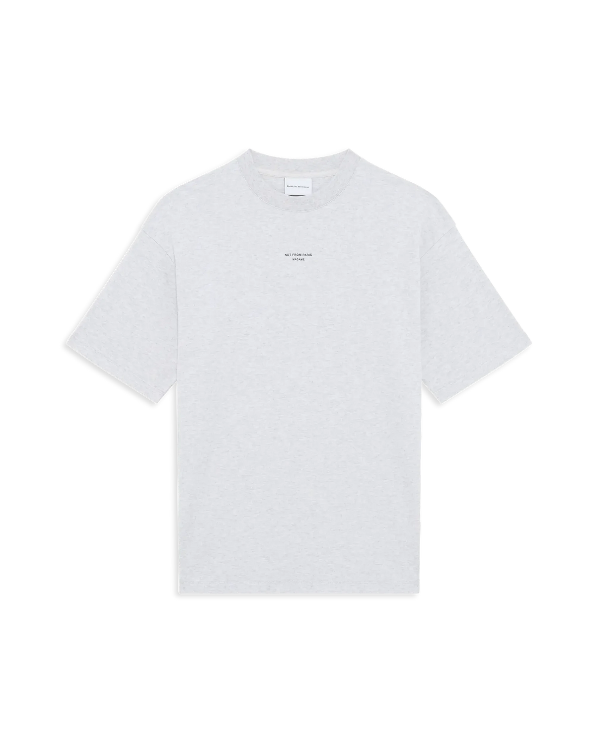 Drôle de Monsieur Slogan Classique cotton crew-neck T-shirt