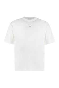 Drôle de Monsieur Slogan Classique cotton crew-neck T-shirt