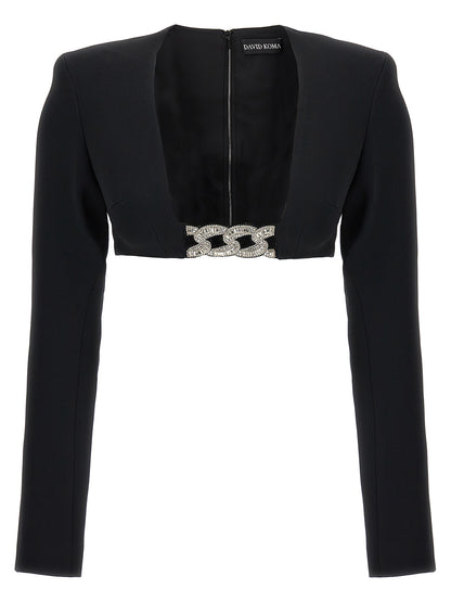 Top '3D Crystsal Chain and Square Neck' Tops