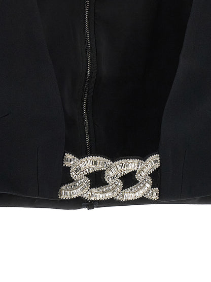 Top '3D Crystsal Chain and Square Neck' Tops