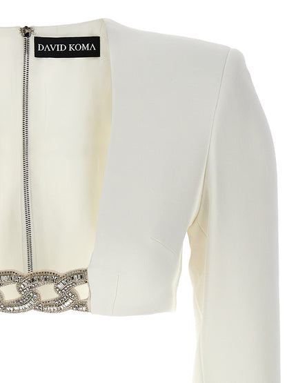 Top '3D Crystsal Chain and Square Neck' Tops