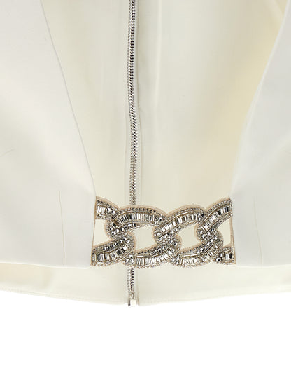 Top '3D Crystsal Chain and Square Neck' Tops