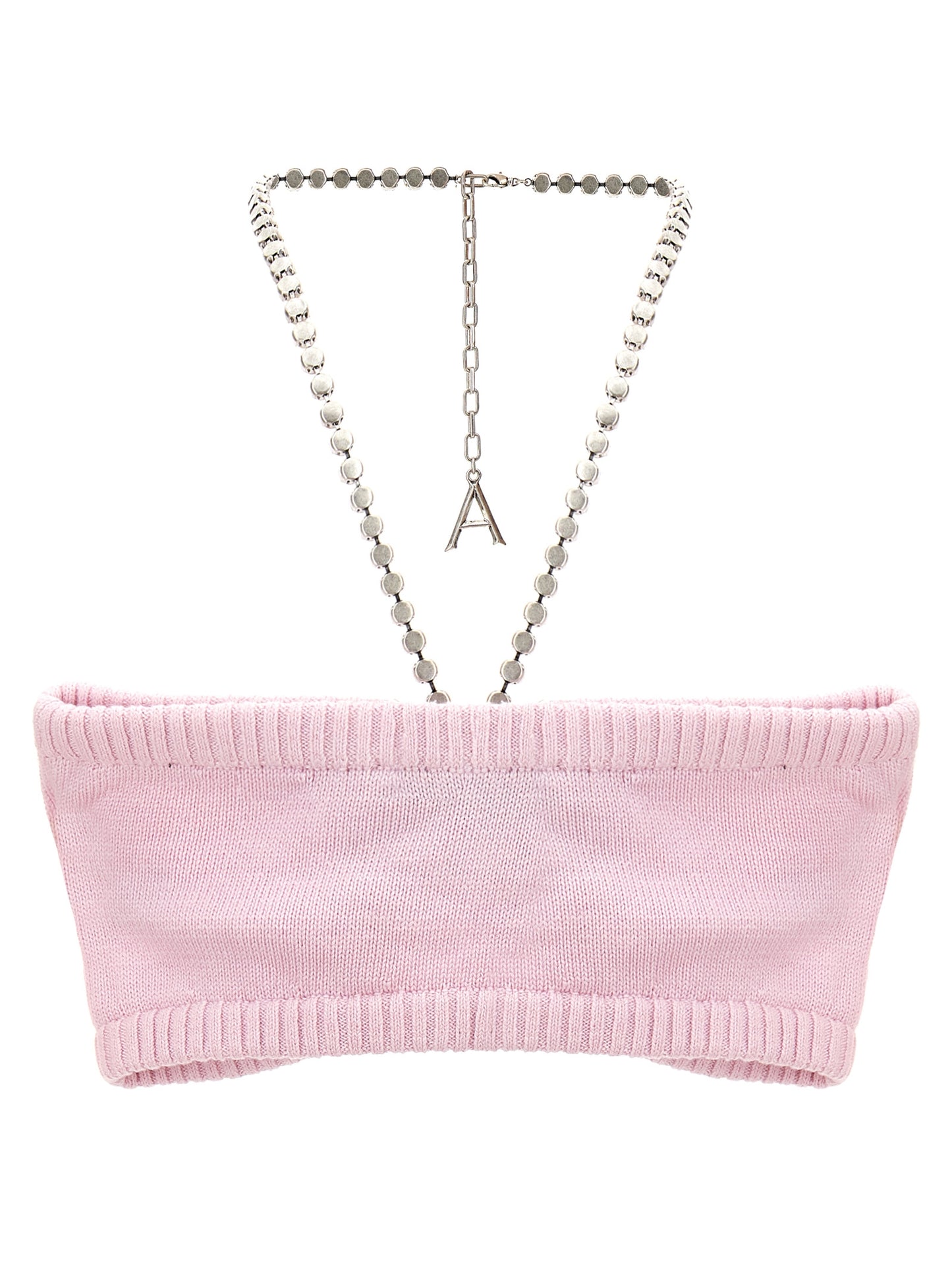 'Crystal Butterfly Knit Bandeau' top Tops