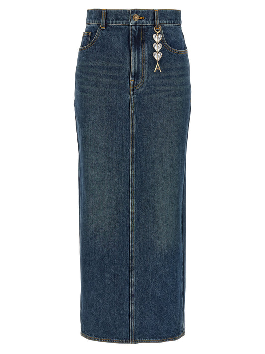'Zip Slit Midi' skirt Skirts