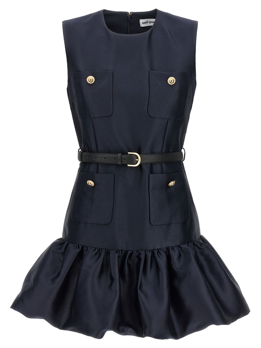 'Navy Taffeta Mini' dress Dresses