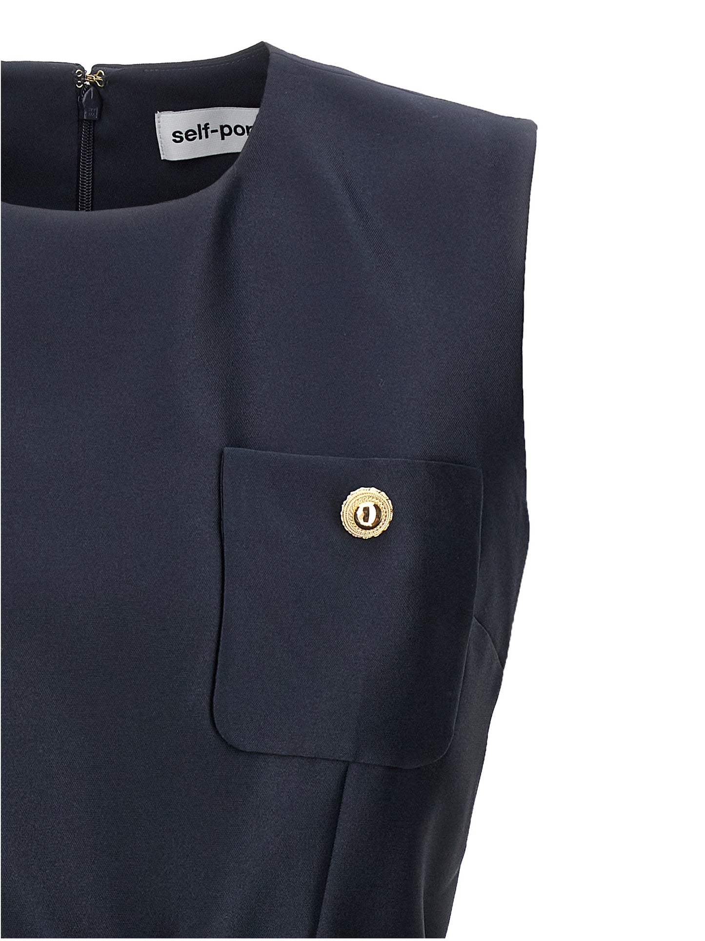'Navy Taffeta Mini' dress Dresses