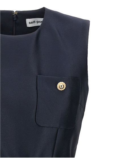 'Navy Taffeta Mini' dress Dresses