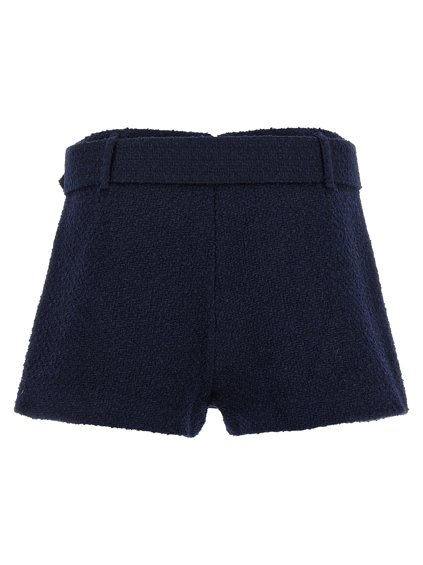 Bouclé wool skort Bermuda, short